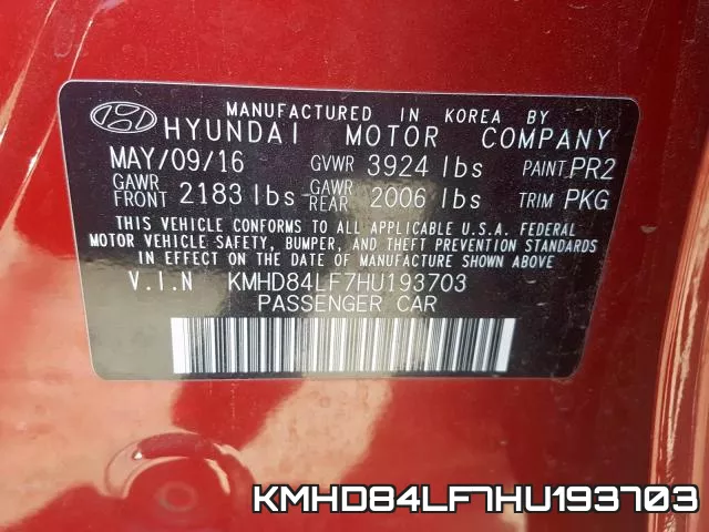 KMHD84LF7HU193703 фото 2