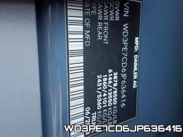 WD3PE7CD6JP636416 фото 2