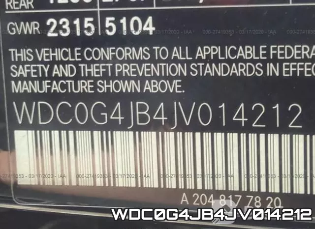 WDC0G4JB4JV014212 фото 10