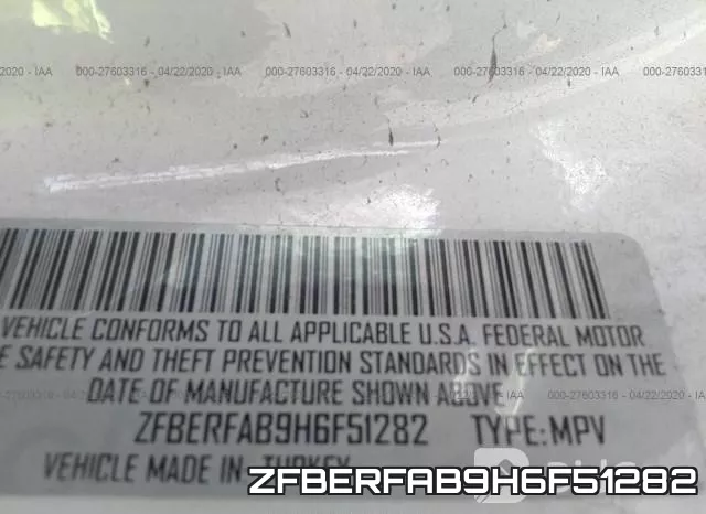 ZFBERFAB9H6F51282 фото 10