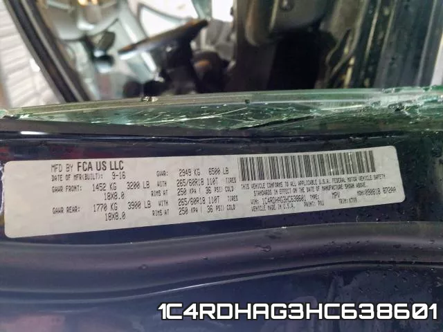 1C4RDHAG3HC638601 фото 2