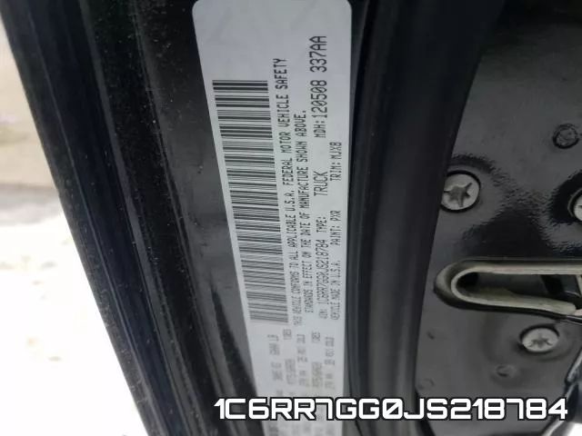 1C6RR7GG0JS218784 фото 2
