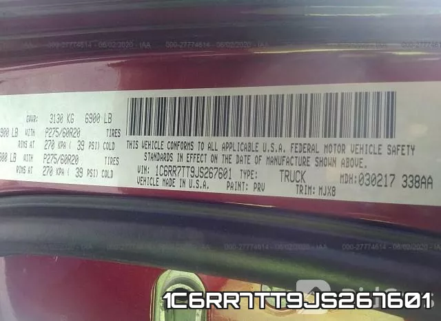1C6RR7TT9JS267601 фото 10