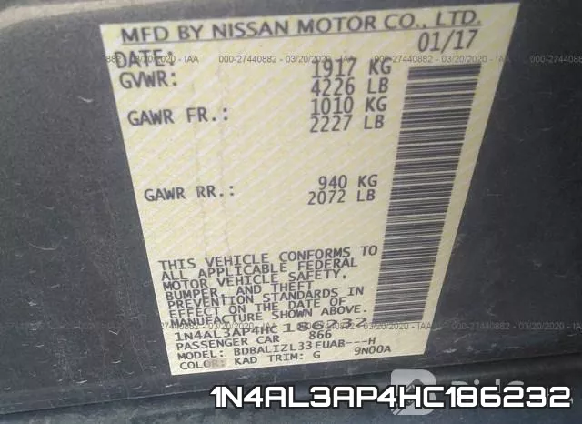 1N4AL3AP4HC186232 фото 10