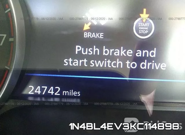 1N4BL4EV3KC114898 фото 8