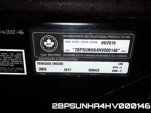 2BPSUNHA4HV000146 фото 2