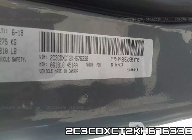2C3CDXCT2KH676338 фото 10