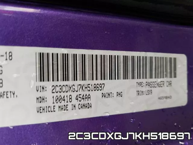 2C3CDXGJ7KH518697 фото 2
