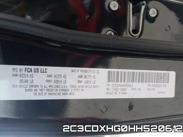 2C3CDXHG0HH520612 фото 2