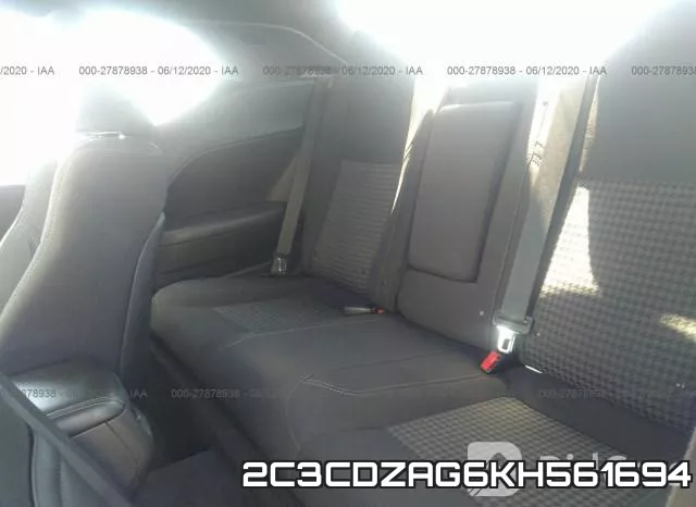 2C3CDZAG6KH561694 фото 9