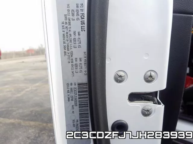 2C3CDZFJ7JH283939 фото 2