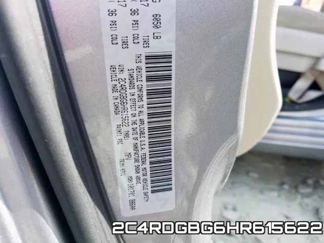2C4RDGBG6HR615622 фото 2