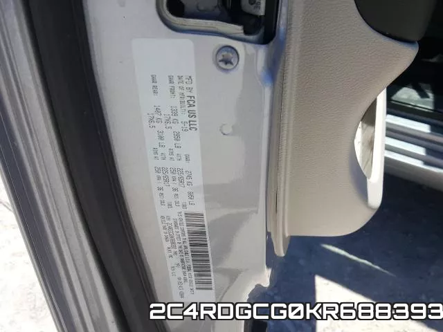 2C4RDGCG0KR688393 фото 2