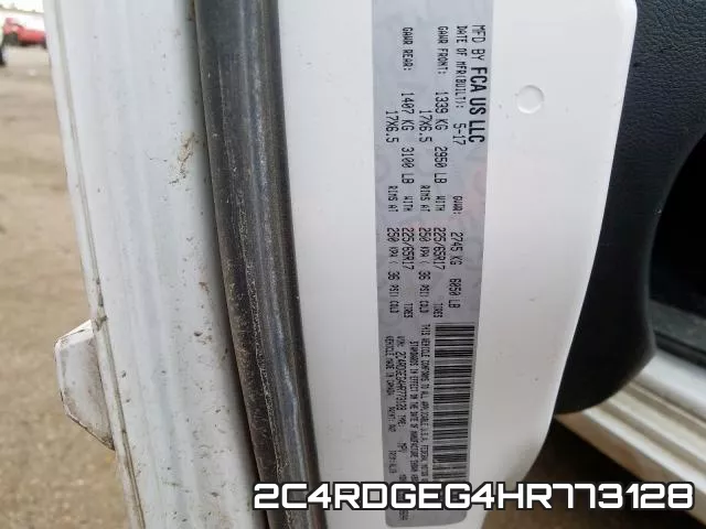 2C4RDGEG4HR773128 фото 2