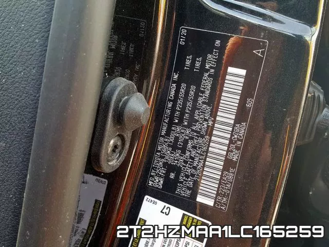 2T2HZMAA1LC165259 фото 2