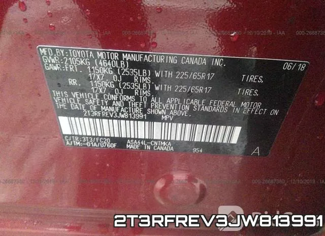 2T3RFREV3JW813991 фото 10