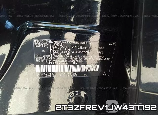 2T3ZFREV1JW437792 фото 10