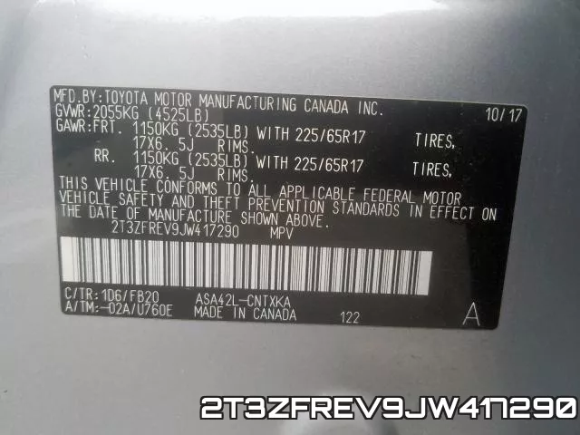 2T3ZFREV9JW417290 фото 2