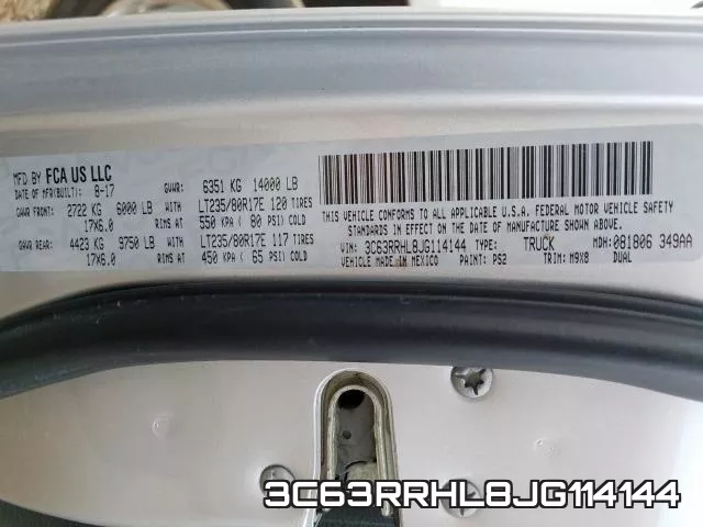 3C63RRHL8JG114144 фото 2