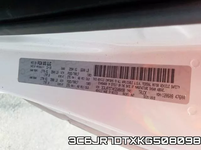 3C6JR7DTXKG508098 фото 2