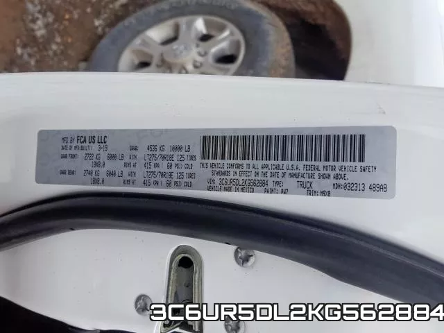 3C6UR5DL2KG562884 фото 2