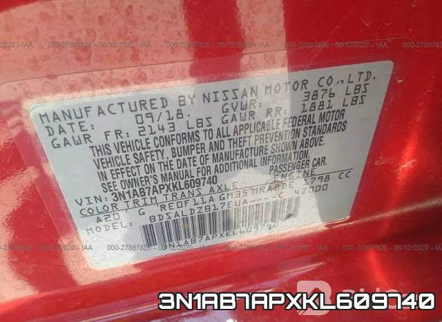 3N1AB7APXKL609740 фото 10