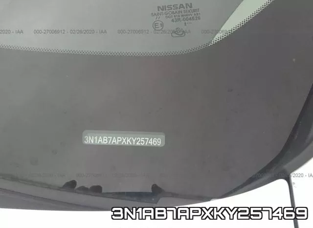3N1AB7APXKY257469 фото 10