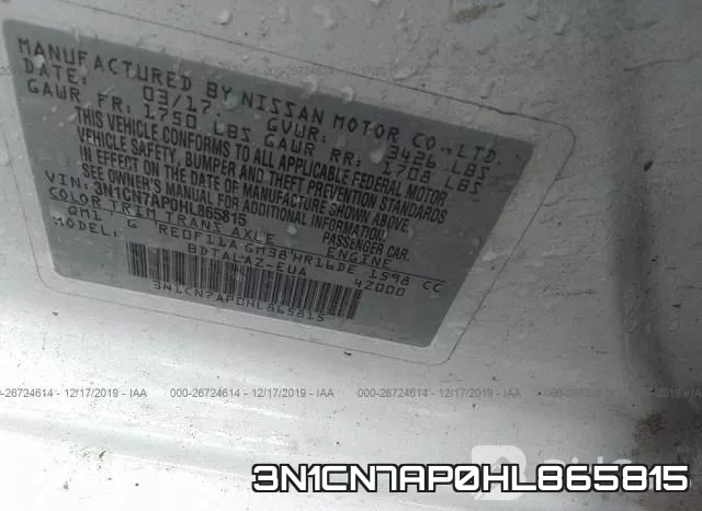 3N1CN7AP0HL865815 фото 10