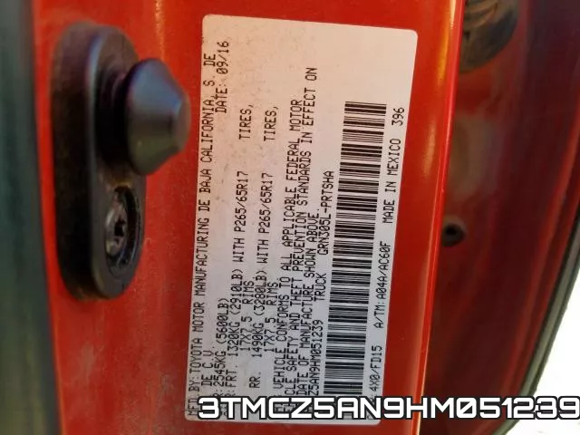 3TMCZ5AN9HM051239 фото 2