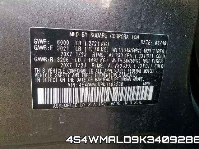 4S4WMALD9K3409288 фото 2