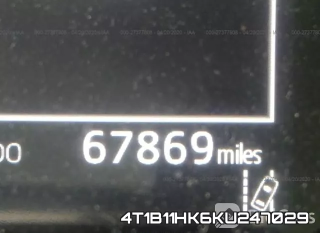 4T1B11HK6KU247029 фото 8