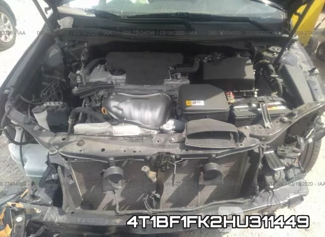4T1BF1FK2HU311449 фото 2
