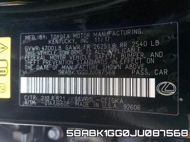 58ABK1GG0JU087568 фото 2