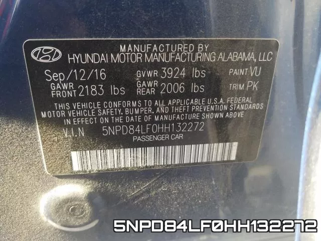 5NPD84LF0HH132272 фото 2
