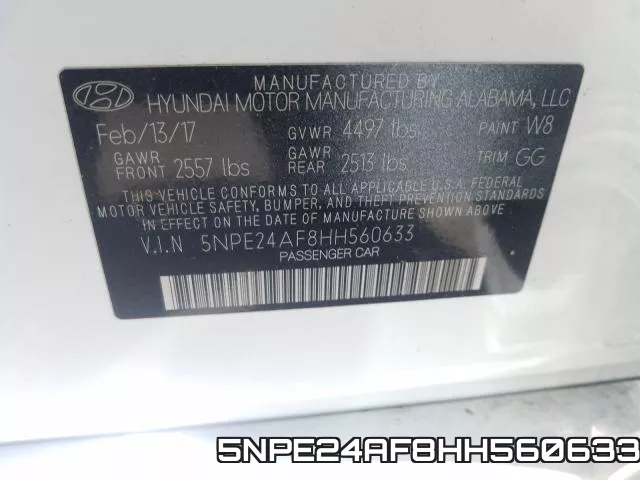 5NPE24AF8HH560633 фото 2
