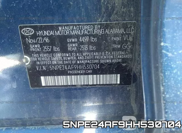 5NPE24AF9HH530704 фото 10