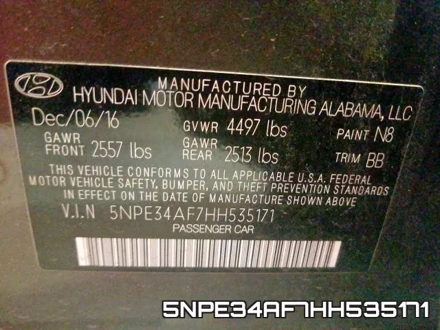 5NPE34AF7HH535171 фото 2