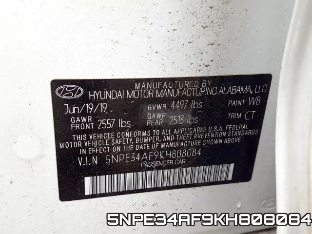 5NPE34AF9KH808084 фото 2
