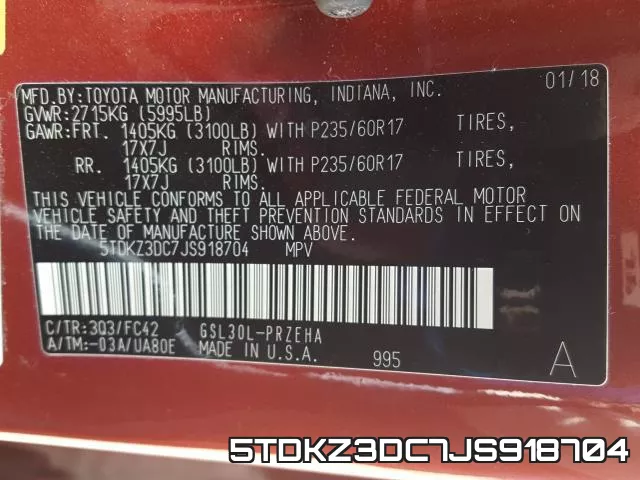 5TDKZ3DC7JS918704 фото 2