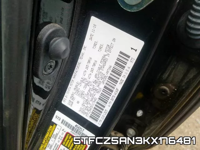 5TFCZ5AN3KX176481 фото 2