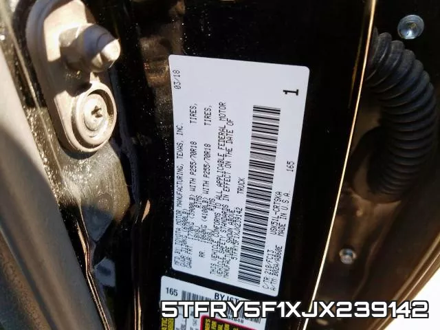 5TFRY5F1XJX239142 фото 2