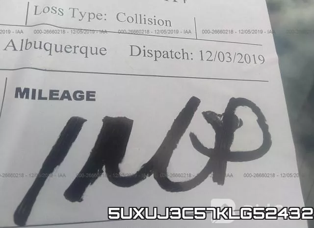 5UXUJ3C57KLG52432 фото 8