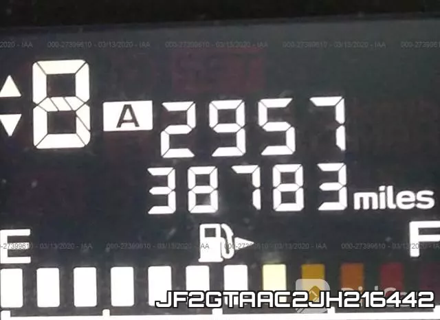 JF2GTAAC2JH216442 фото 8