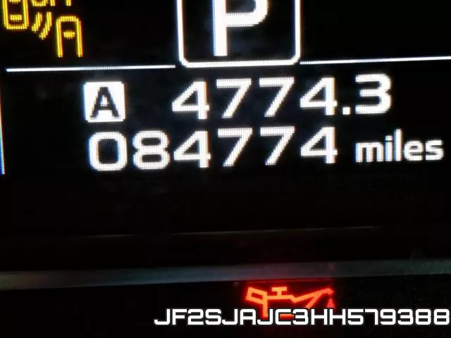 JF2SJAJC3HH579388 фото 9