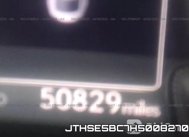 JTHSE5BC7H5008270 фото 8