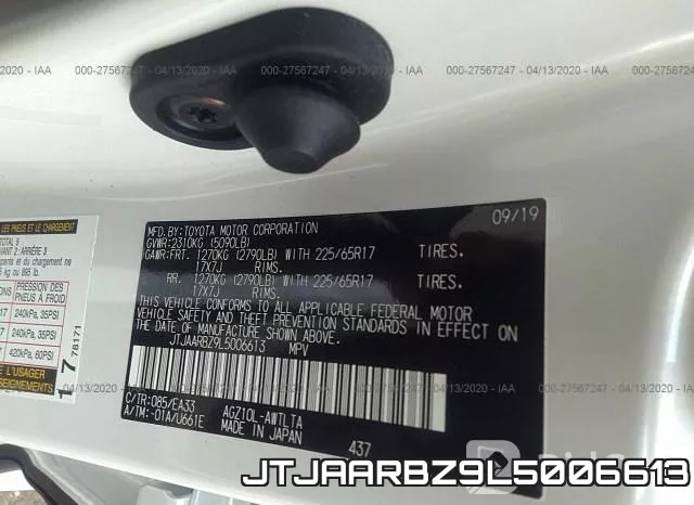 JTJAARBZ9L5006613 фото 10