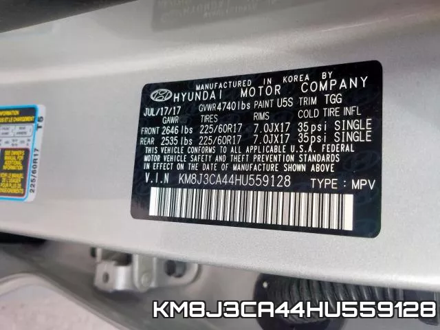 KM8J3CA44HU559128 фото 2
