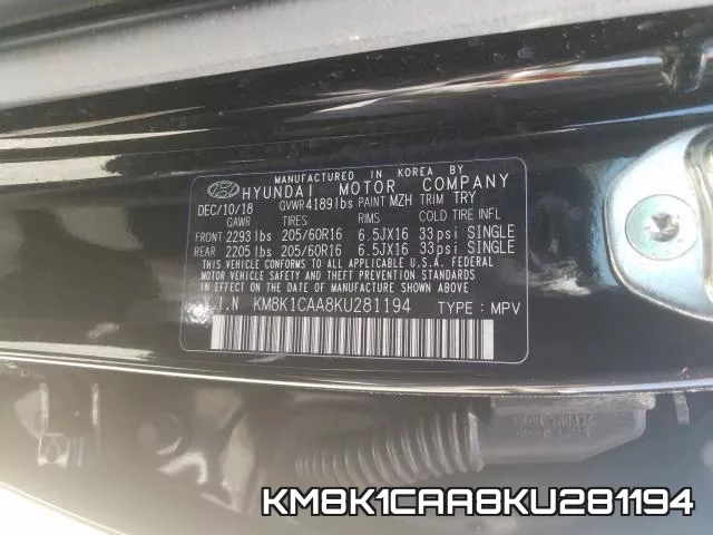KM8K1CAA8KU281194 фото 2