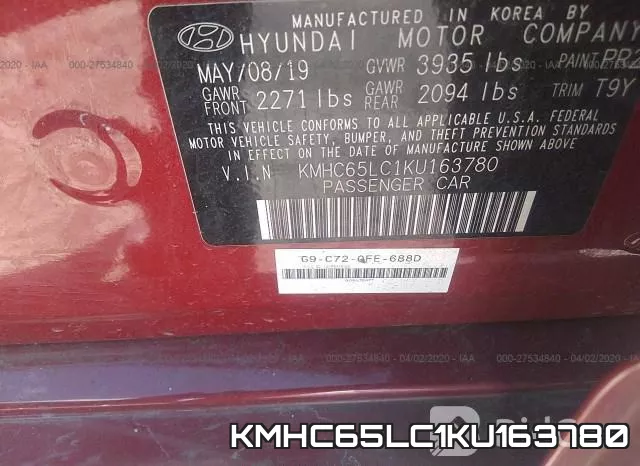 KMHC65LC1KU163780 фото 10