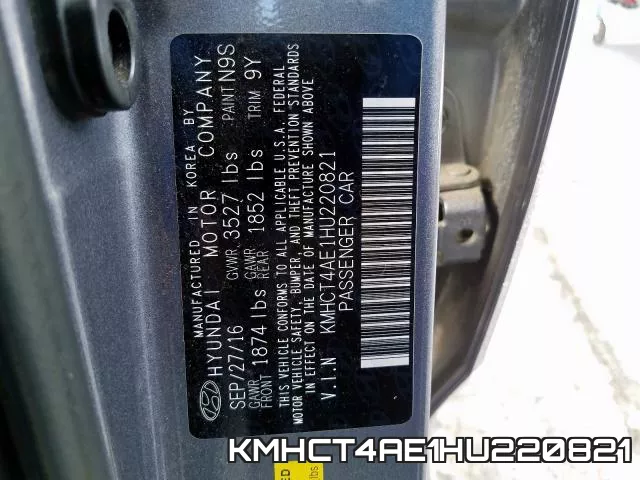 KMHCT4AE1HU220821 фото 2